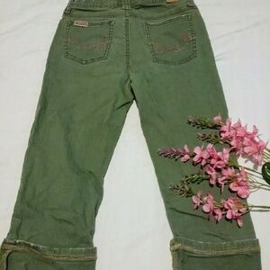 Youth green Capri shorts